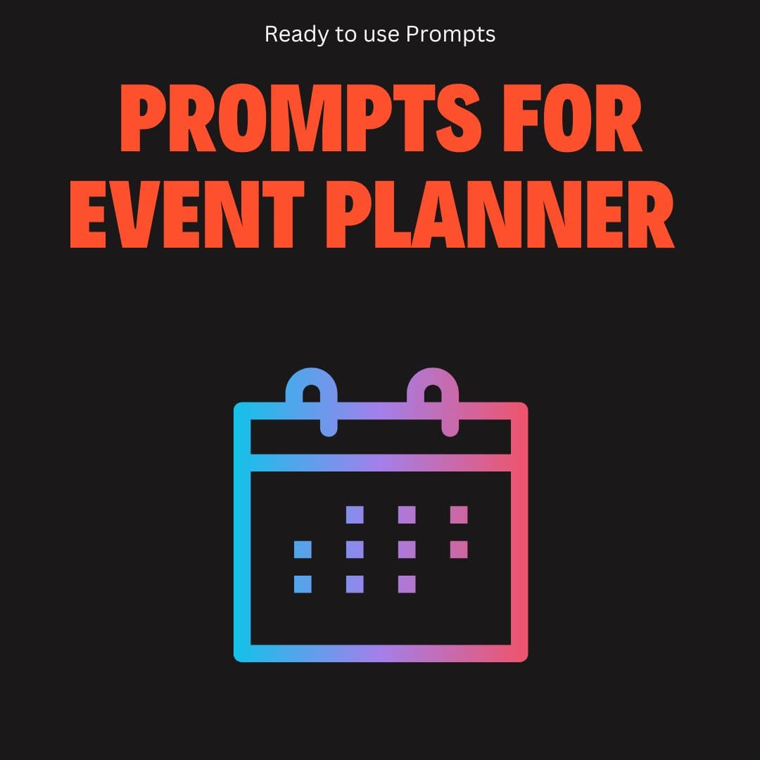 ChatGPT Prompts for Event Planner
